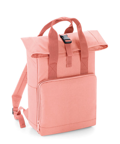 Bagbase BG118 Twin handle roll-top backpack in Blush Pink