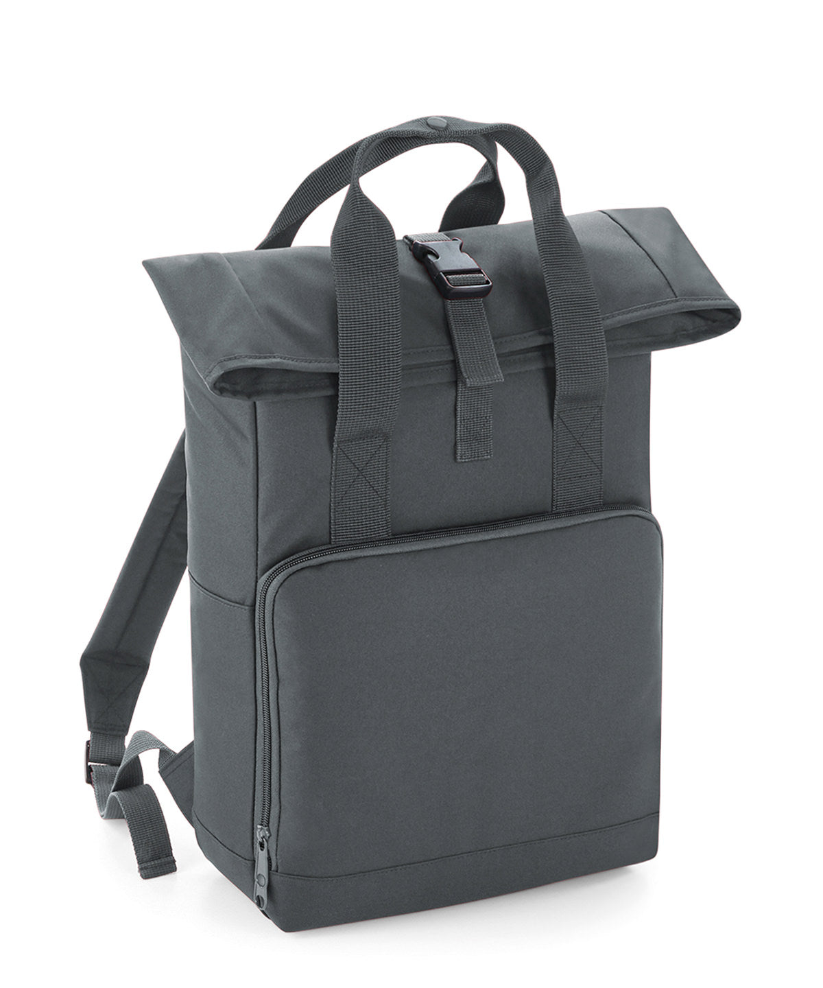 Bagbase BG118 Twin handle roll-top backpack in Graphite Grey