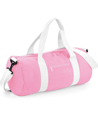 Bagbase BG140 Original barrel bag in Classic Pink/White