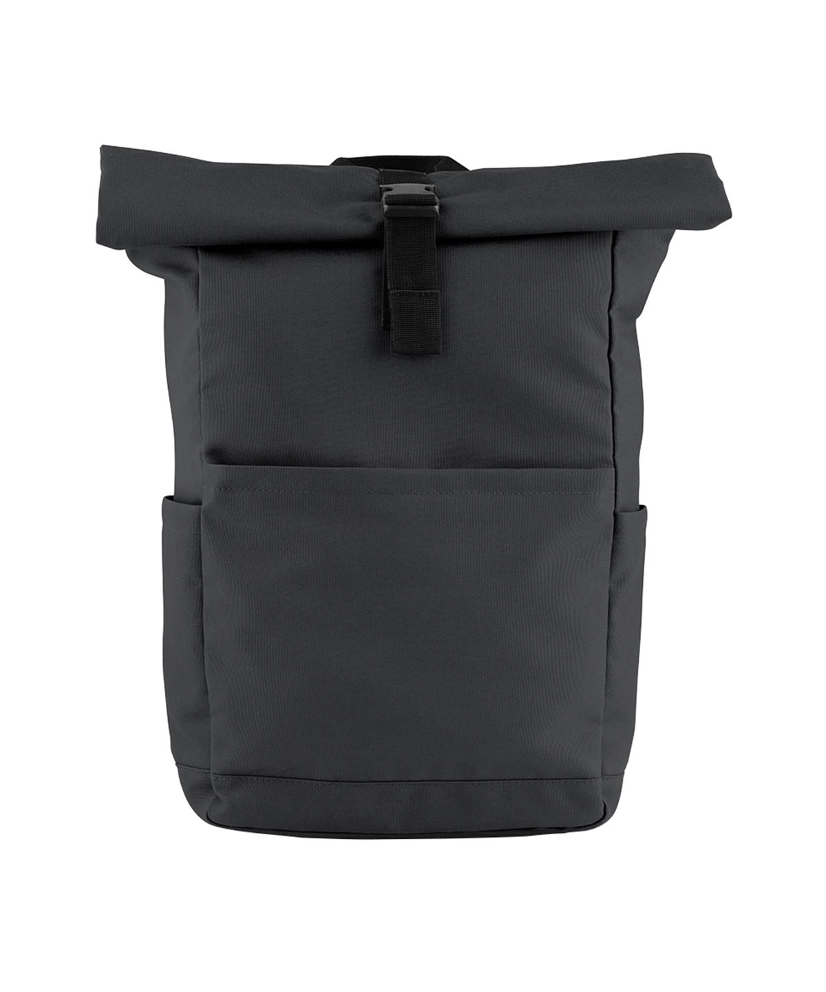 Bagbase BG186 Premium Recycled Roll Top Backpack in Graphite Grey