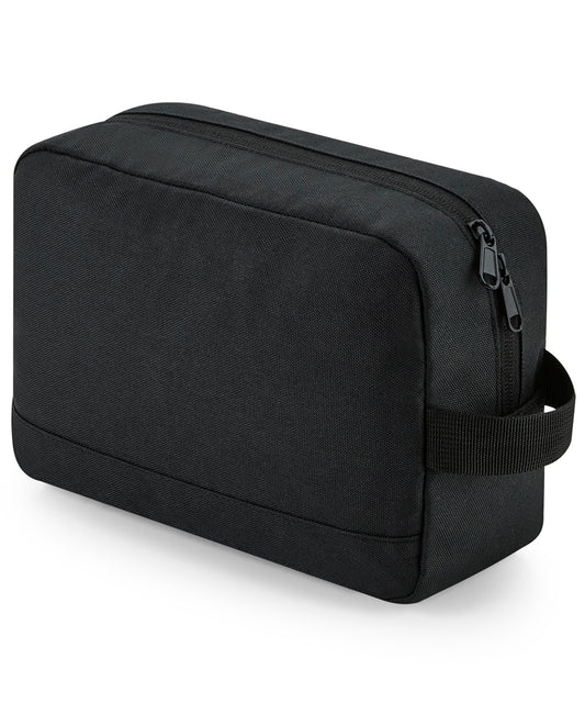 Bagbase BG277 Recycled essentials wash bag in Black