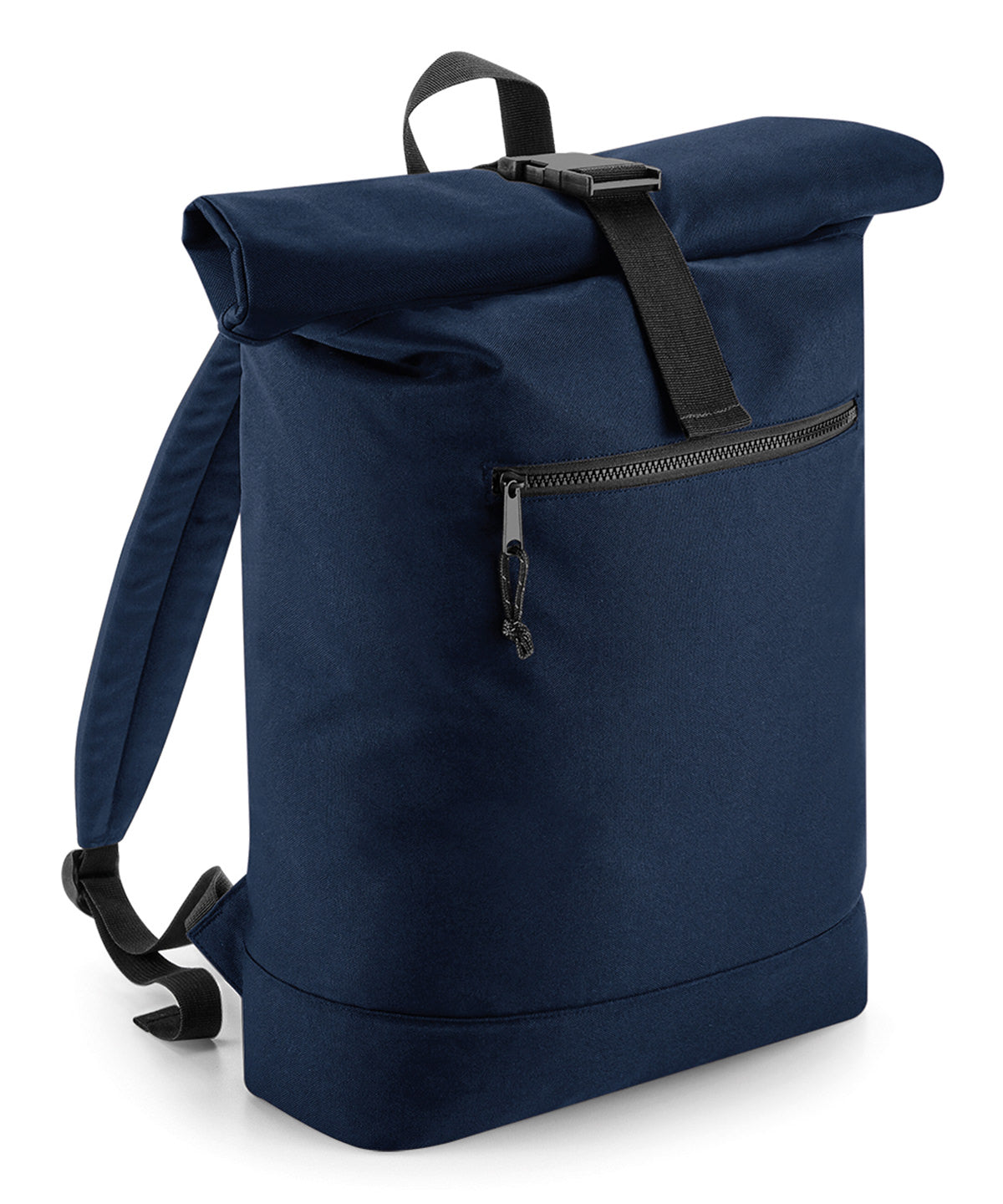 Bagbase BG286 Recycled rolled-top backpack in Navy