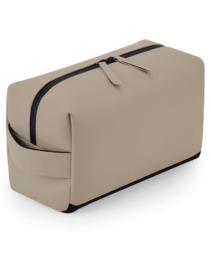 Bagbase BG332 Matte PU toiletry/accessory case in Clay
