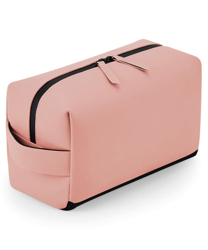 Bagbase BG332 Matte PU toiletry/accessory case in Nude Pink