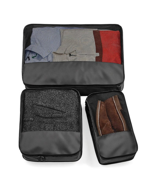 Bagbase BG459 Escape packing cube set (Set of 3) in Black