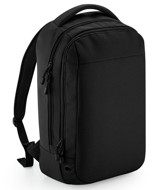 Bagbase BG545 Athleisure sports backpack in Black/Black