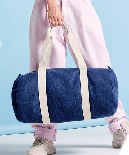 Bagbase BG646 Denim barrel bag