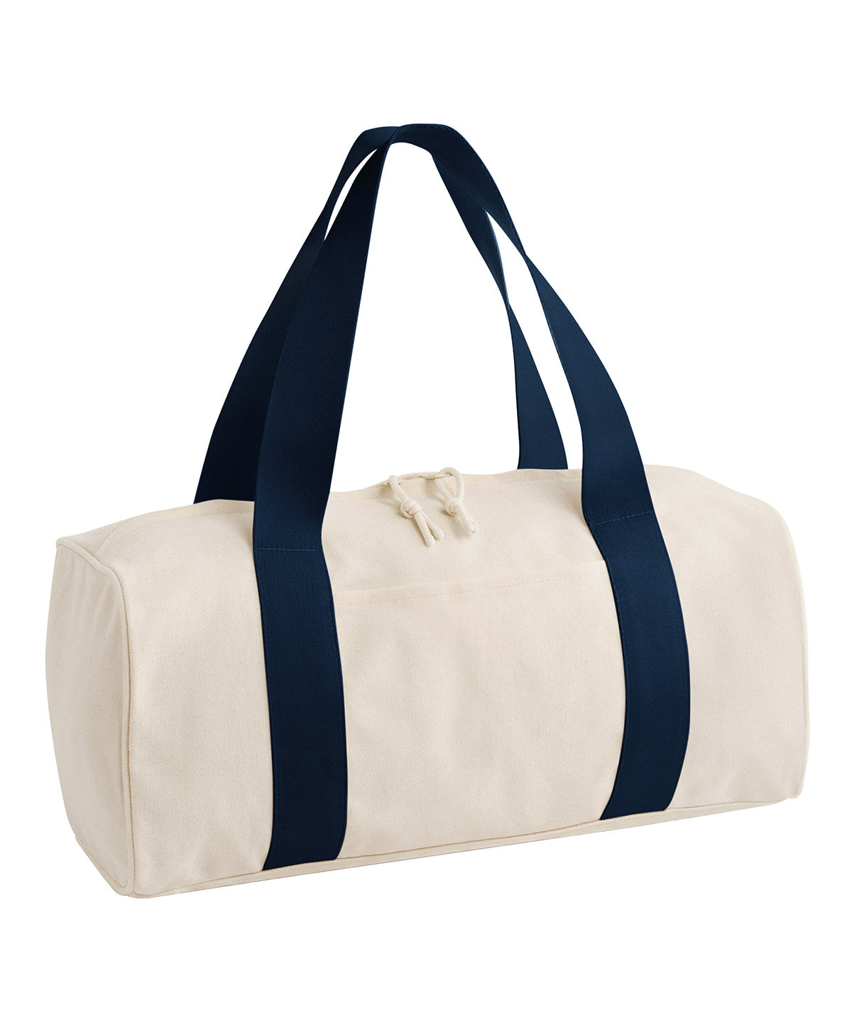 Bagbase BG676 Edit canvas duffle in Natural/Navy