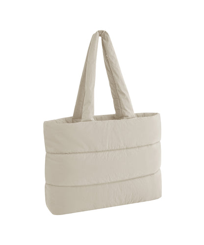Bagbase BG701 Quilted tote bag in Natural Stone