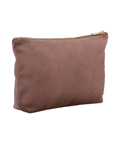 Bagbase BG714 Velvet accessory bag in Rose Quartz
