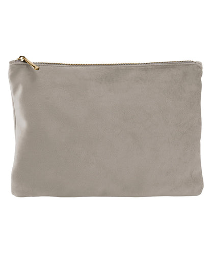 Bagbase BG715 Velvet accessory pouch in Moonstone
