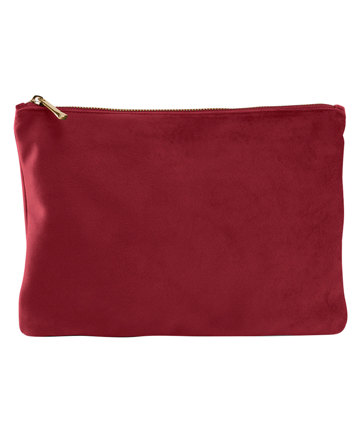Bagbase BG715 Velvet accessory pouch in Ruby Red