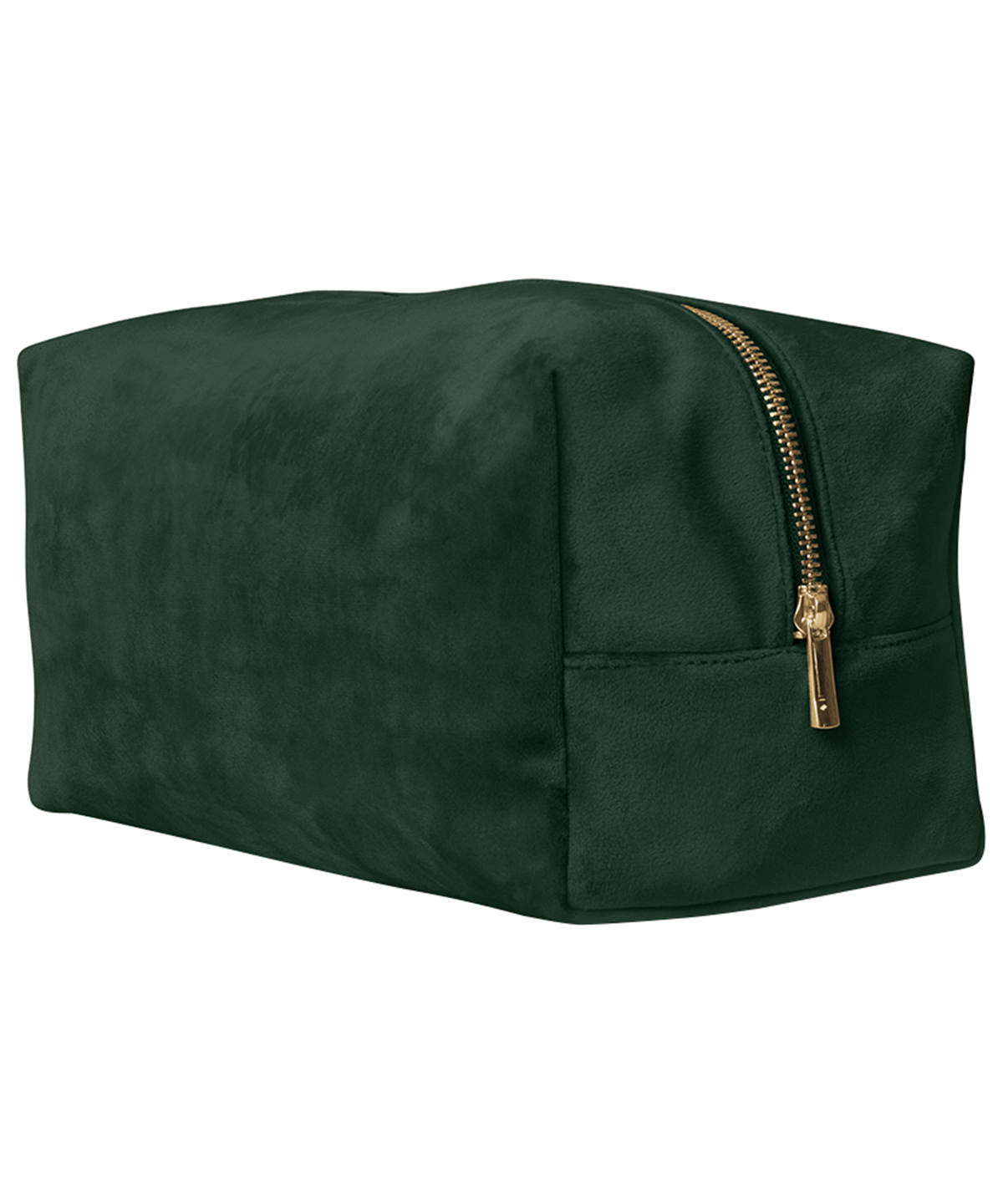 Bagbase BG716 Velvet toiletry/accessory case in Dark Emerald