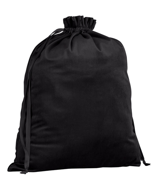 Bagbase BG718 Velvet gift bag in Black Onyx