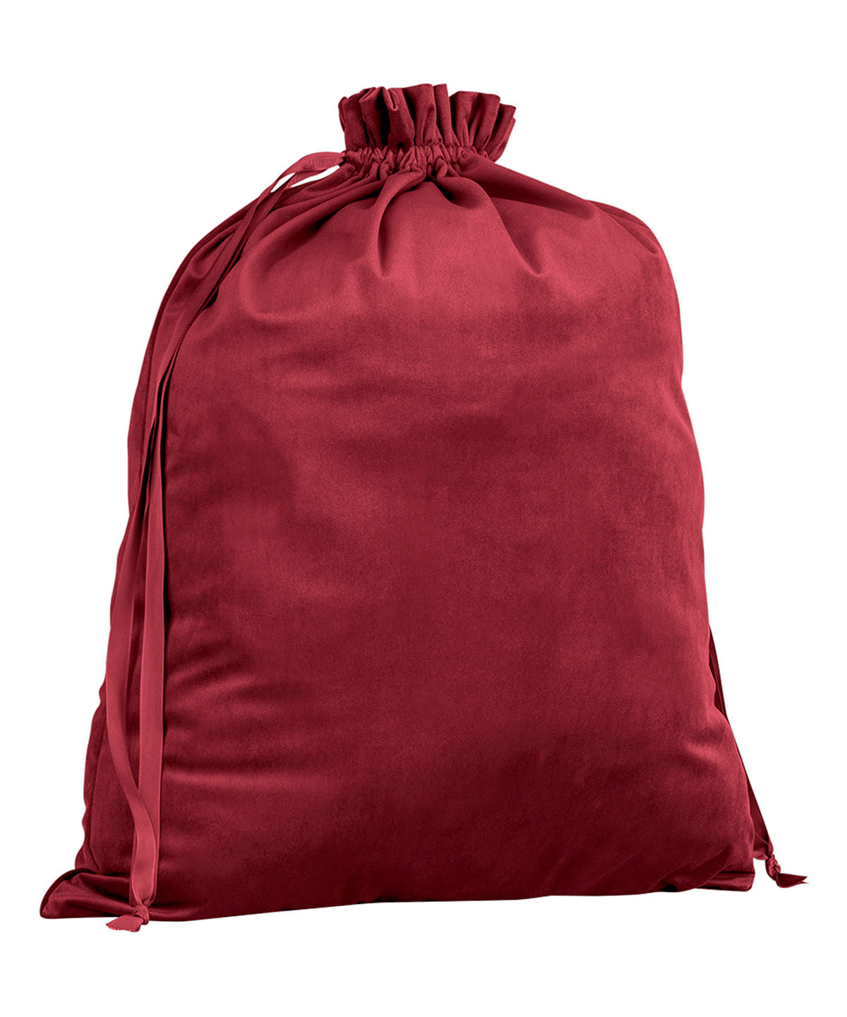 Bagbase BG718 Velvet gift bag in Ruby Red