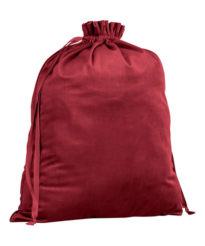Bagbase BG718 Velvet gift bag in Ruby Red