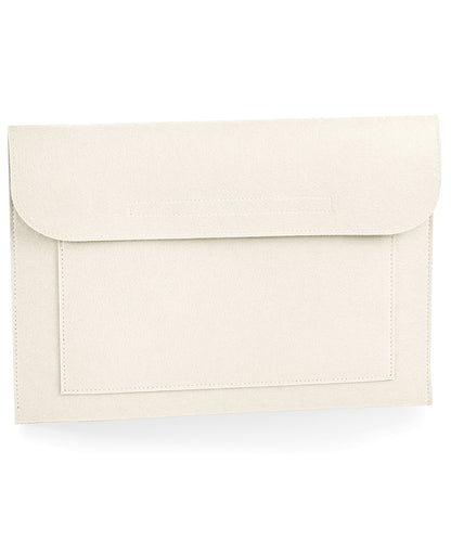 Bagbase BG726 Felt laptop/document slip in Soft White
