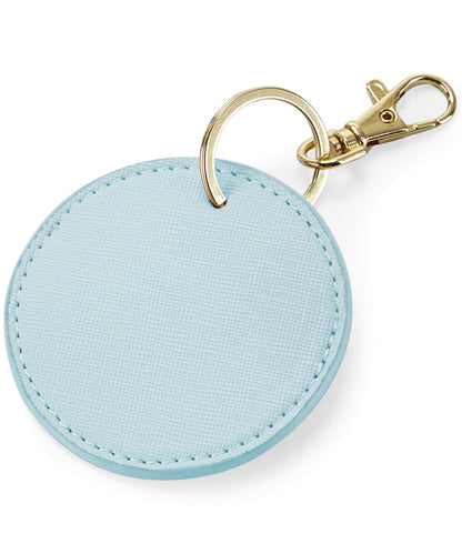 Bagbase BG745 Boutique circular keyclip in Soft Blue