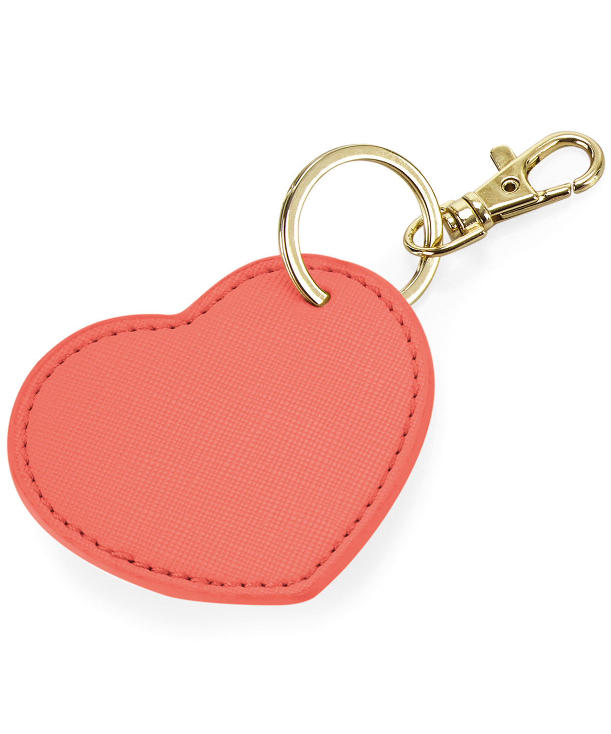 Bagbase BG746 Boutique heart keyclip in Coral