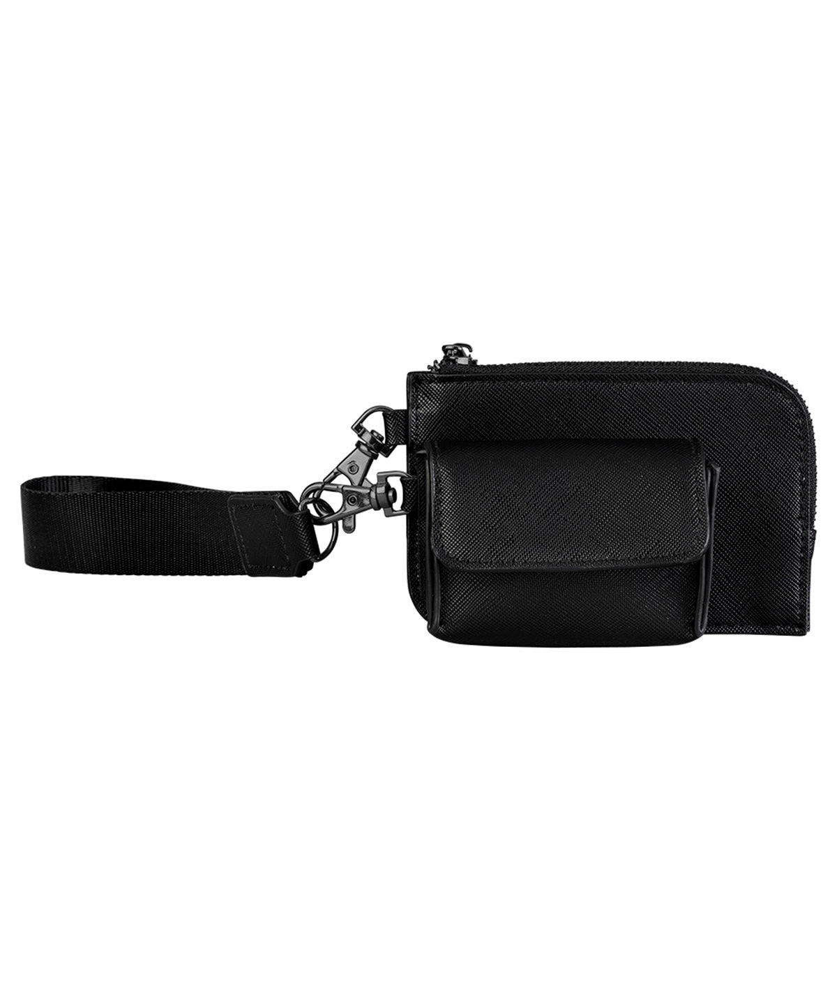 Bagbase BG748 Boutique pouch wristlet in Black/Black
