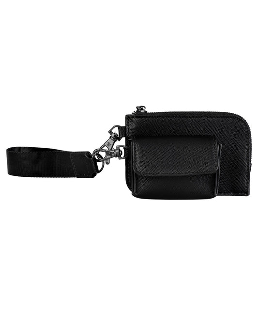 Bagbase BG748 Boutique pouch wristlet in Black/Black