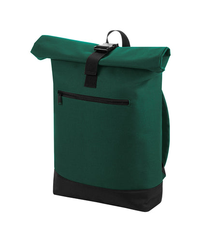 Bagbase BG855 Roll-top backpack in Bottle Green