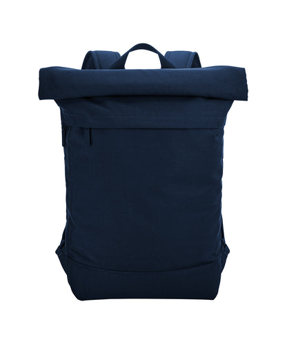 Bagbase BG870 Simplicity roll-top backpack in French Navy