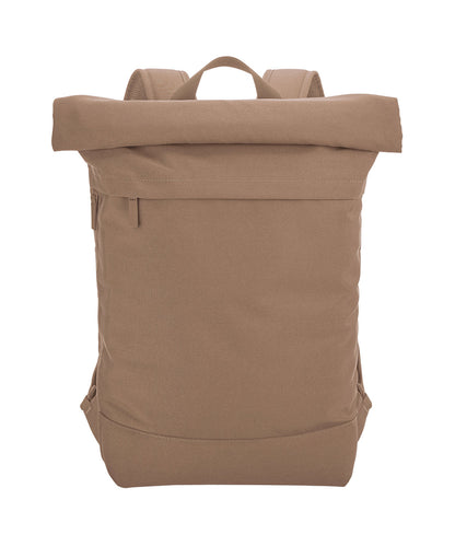 Bagbase BG870 Simplicity roll-top backpack in Hazelnut