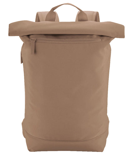 Bagbase BG871 Simplicity roll-top backpack lite in Hazelnut