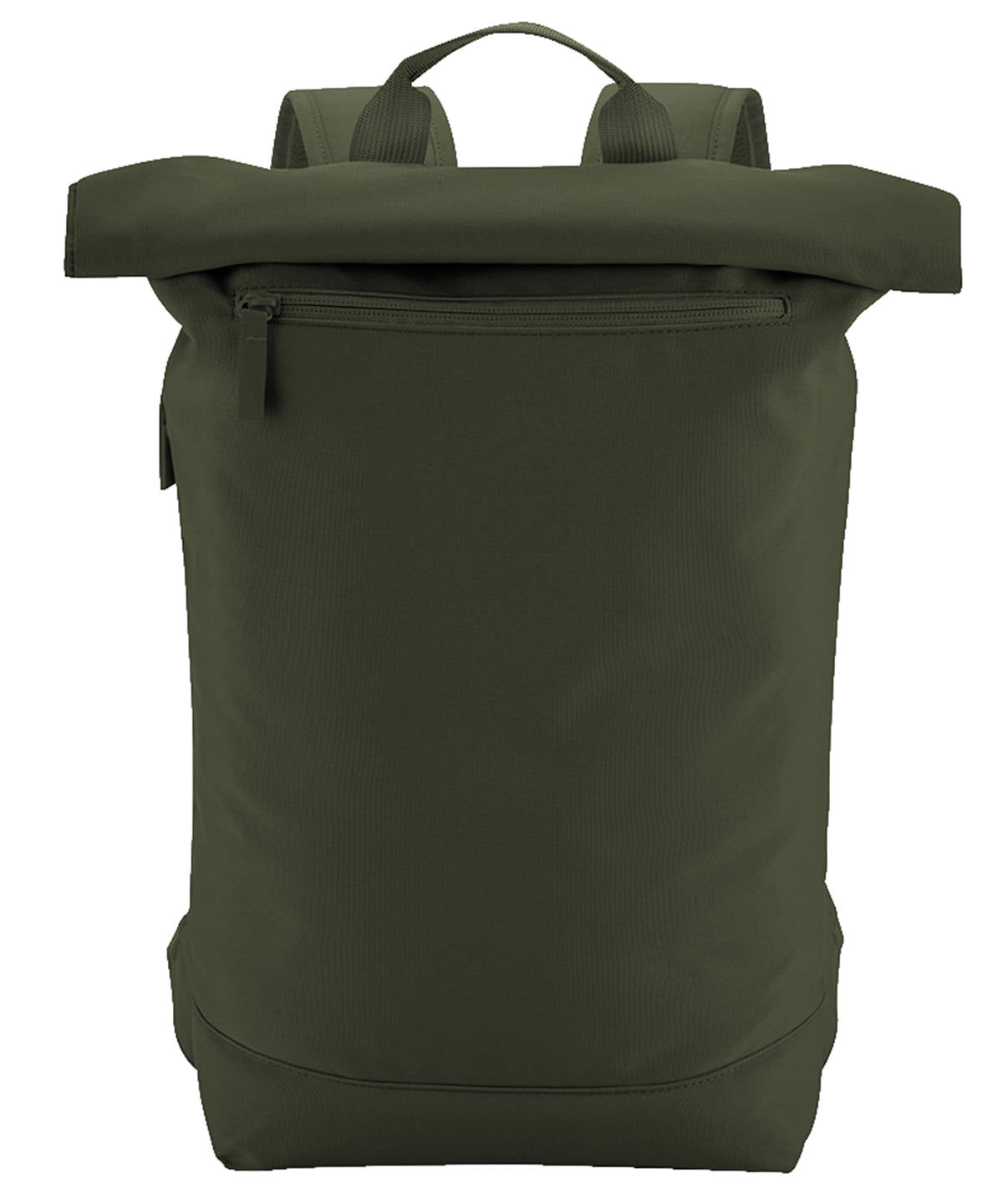 Bagbase BG871 Simplicity roll-top backpack lite in Pine Green