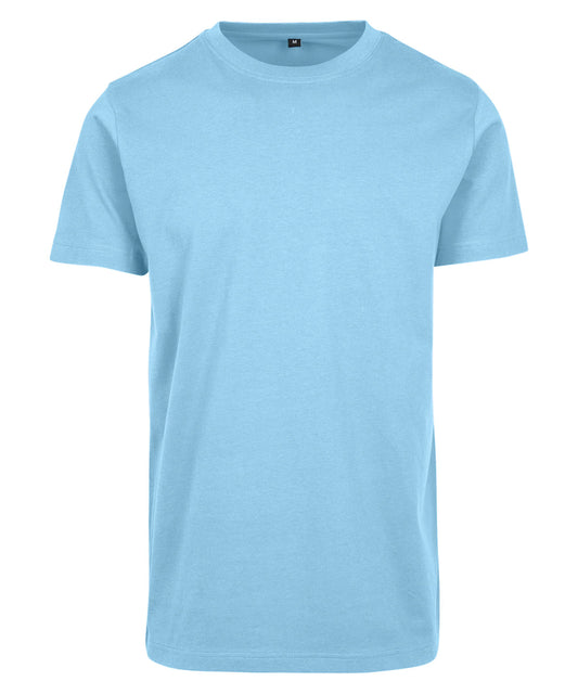 Build Your Brand BY004 T-shirt round-neck in Baltic Blue*