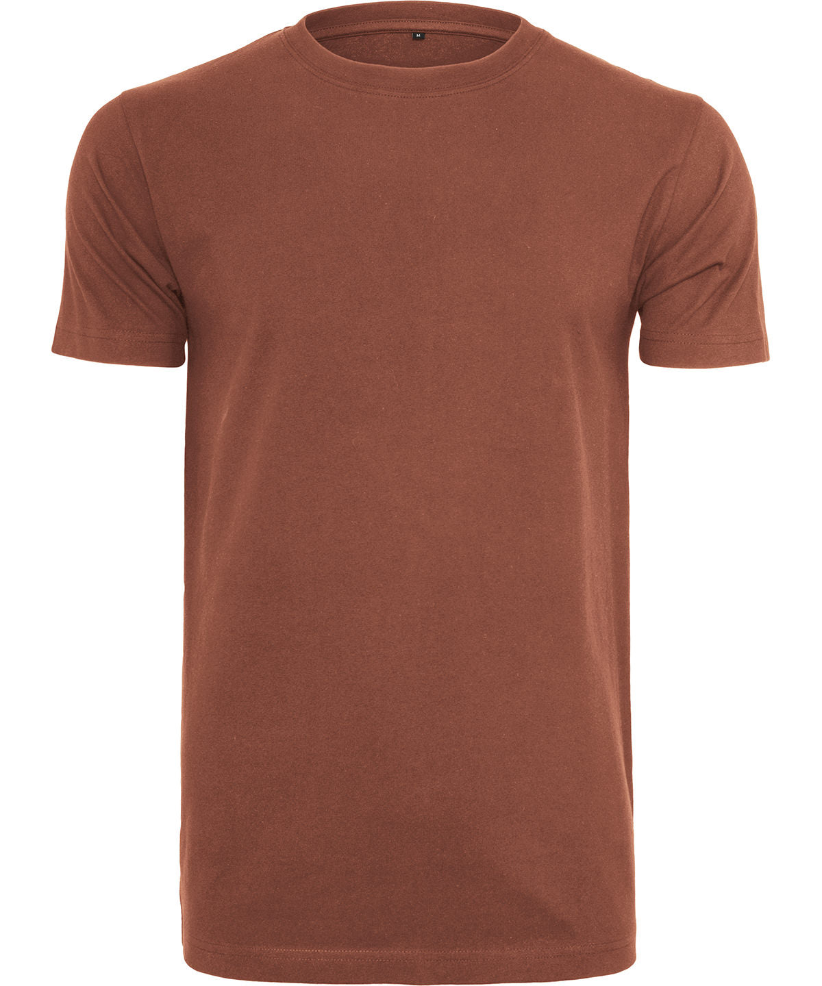 Build Your Brand BY004 T-shirt round-neck in Bark*