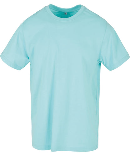 Build Your Brand BY004 T-shirt round-neck in Beryl Blue†