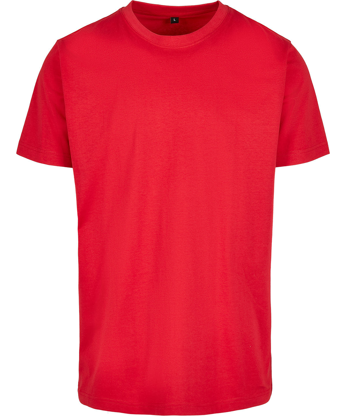 Build Your Brand BY004 T-shirt round-neck in City Red*