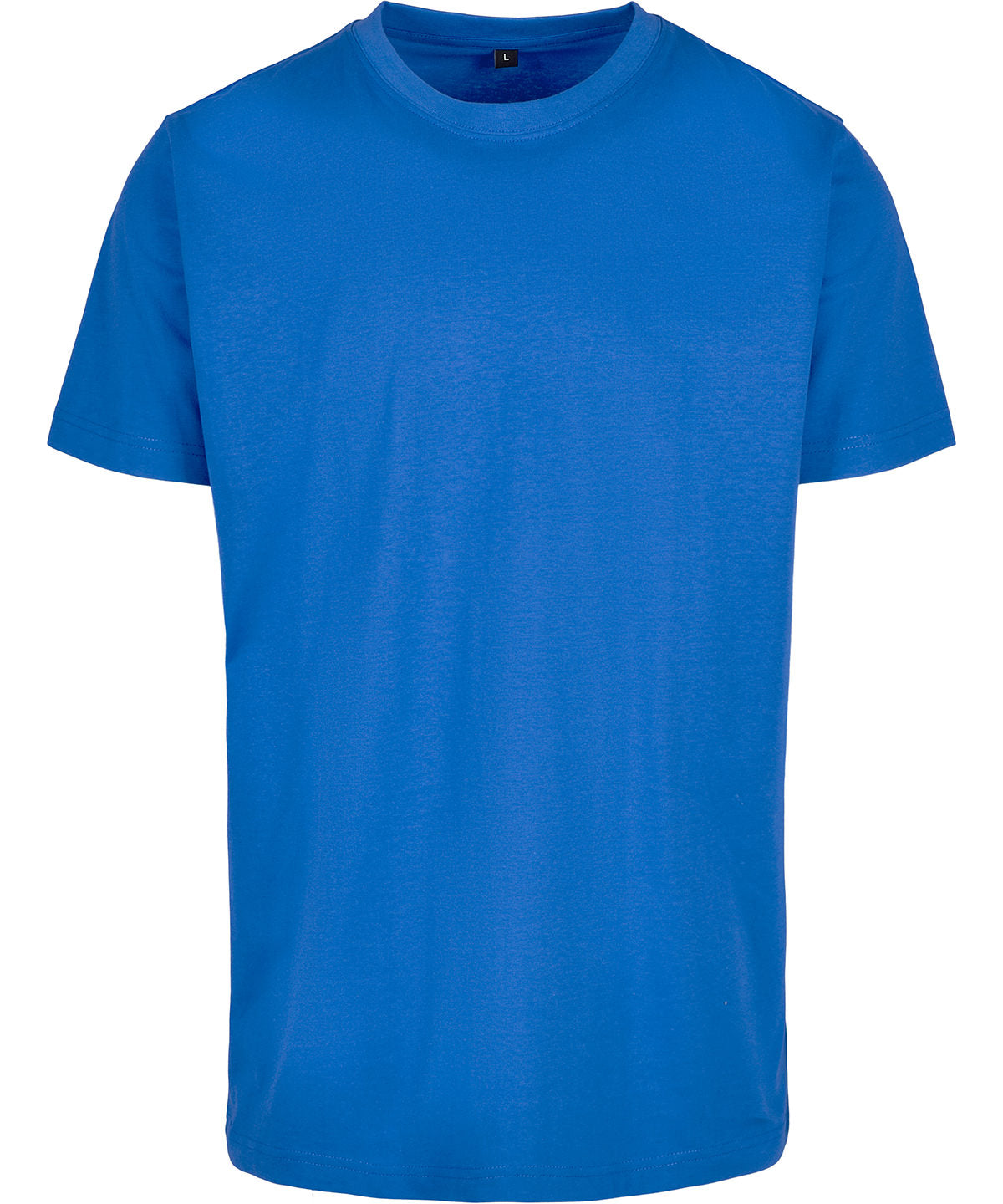 Build Your Brand BY004 T-shirt round-neck in Intense Blue*