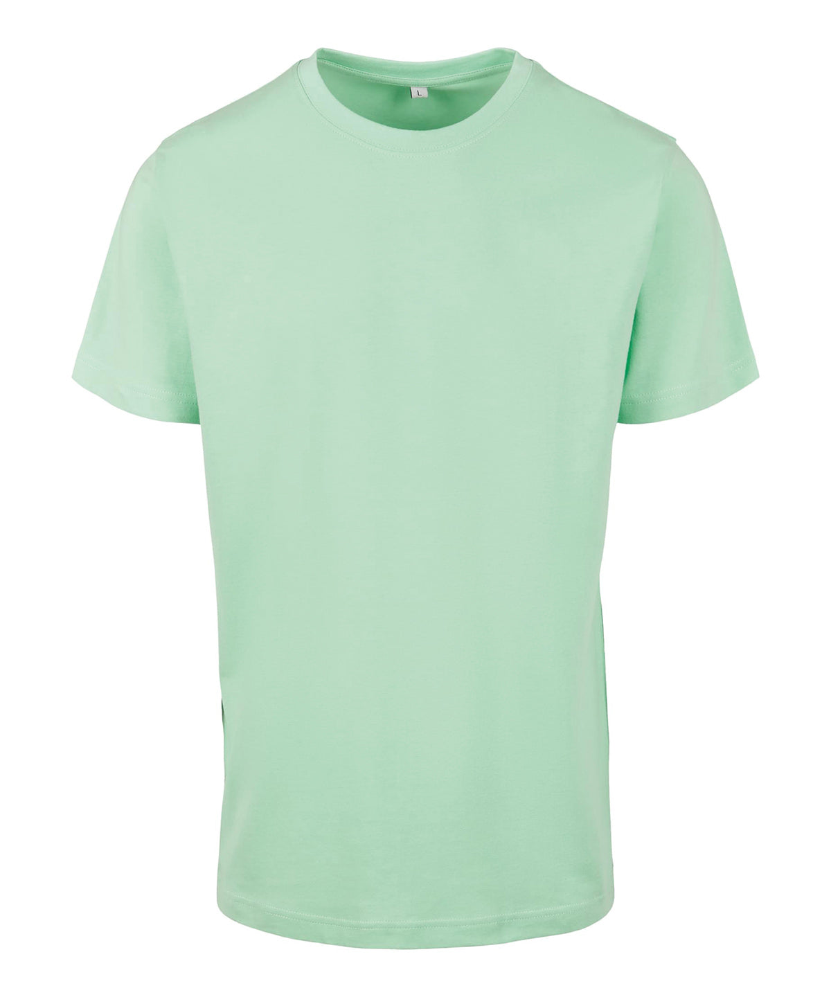 Build Your Brand BY004 T-shirt round-neck in Neo Mint*