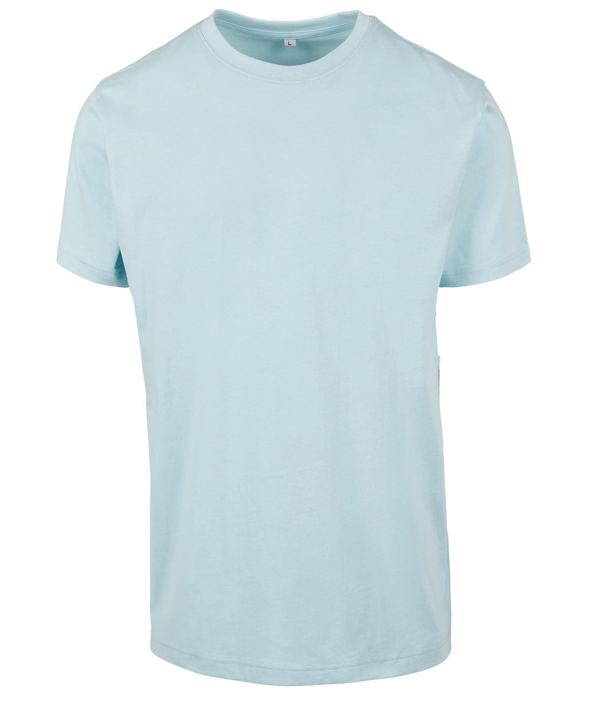 Build Your Brand BY004 T-shirt round-neck in Ocean Blue*