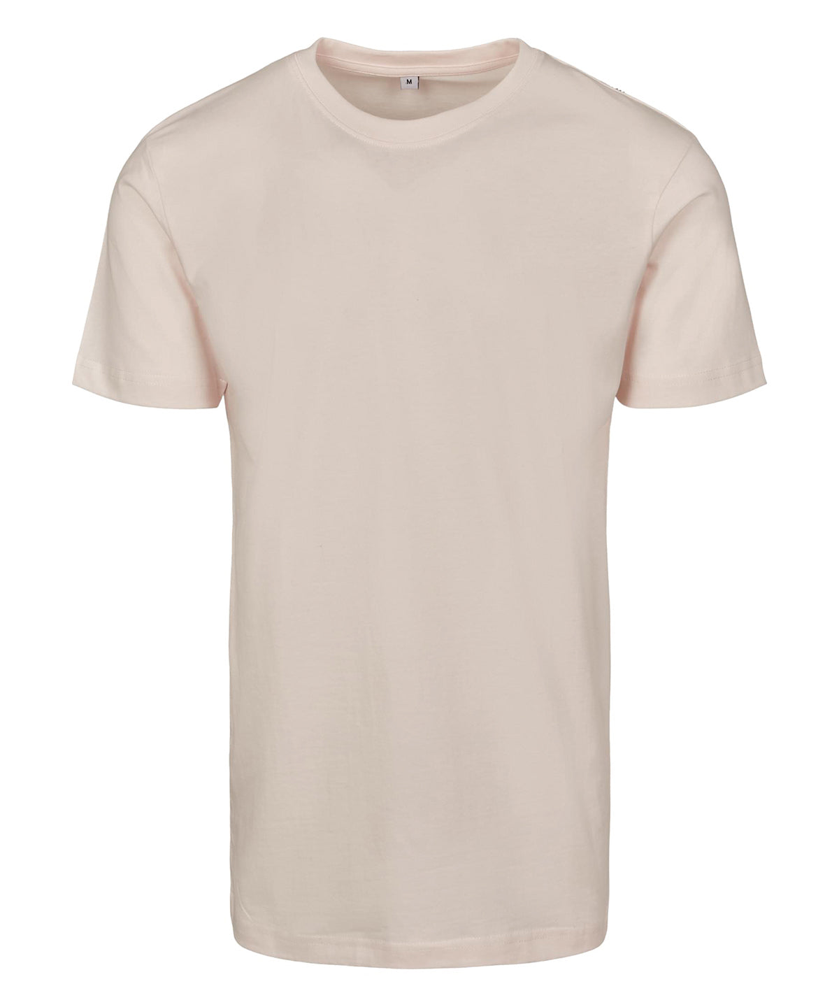 Build Your Brand BY004 T-shirt round-neck in Pink Marshmellow*