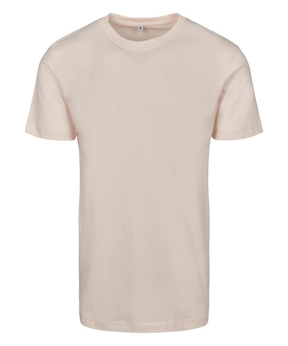 Build Your Brand BY004 T-shirt round-neck in Pink Marshmellow*