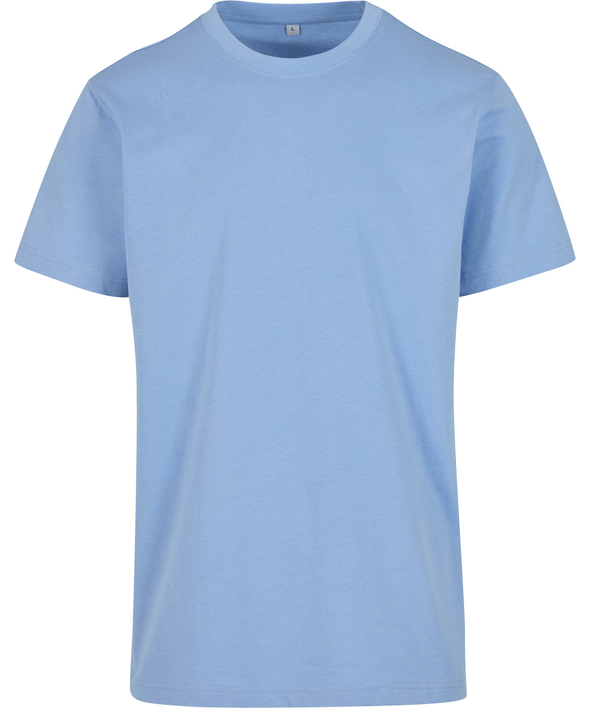 Build Your Brand BY004 T-shirt round-neck in Powder Blue