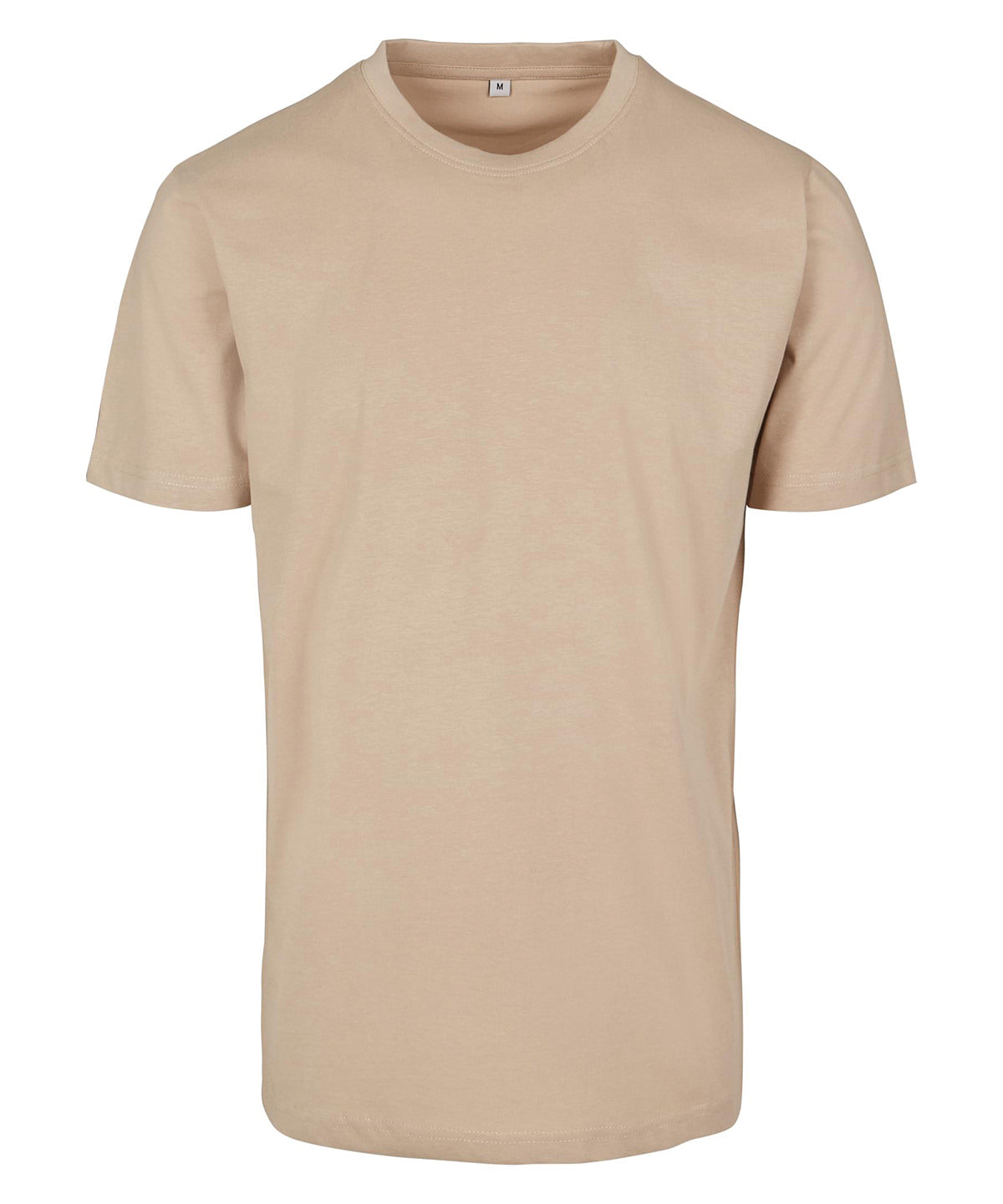 Build Your Brand BY004 T-shirt round-neck in Sand*