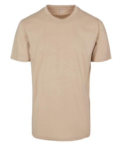 Build Your Brand BY004 T-shirt round-neck in Sand*