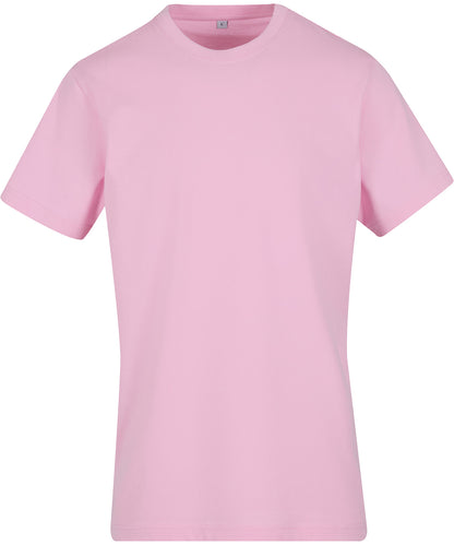 Build Your Brand BY004 T-shirt round-neck in Soft Pink
