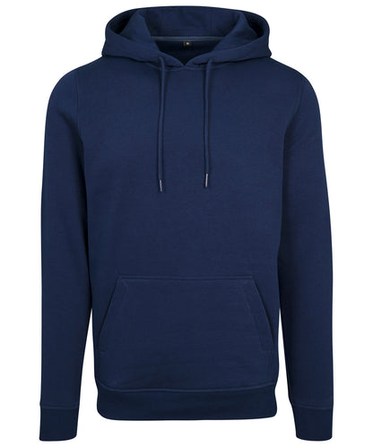 Build Your Brand BY011 Heavy hoodie in Light Navy*