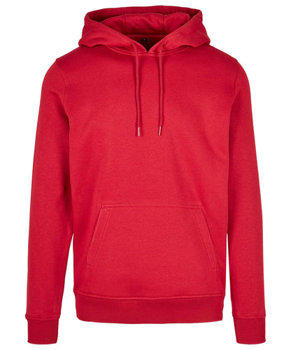 Build Your Brand BY011 Heavy hoodie in Ruby*