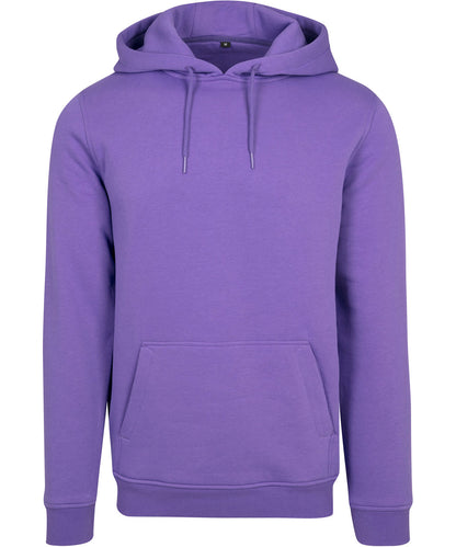 Build Your Brand BY011 Heavy hoodie in Ultra Violet*
