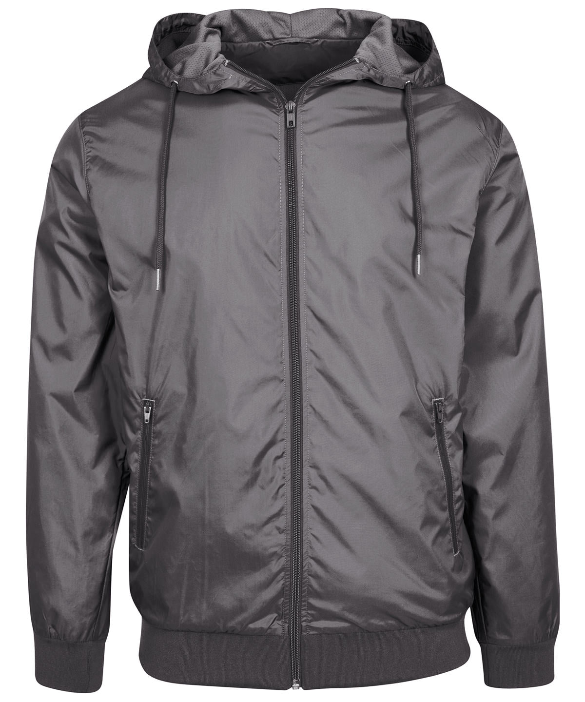 Build Your Brand BY016 Wind runner in Dark Shadow/Dark Shadow