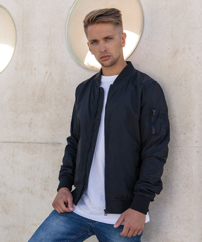 Build Your Brand BY045 Light Bomber jacket