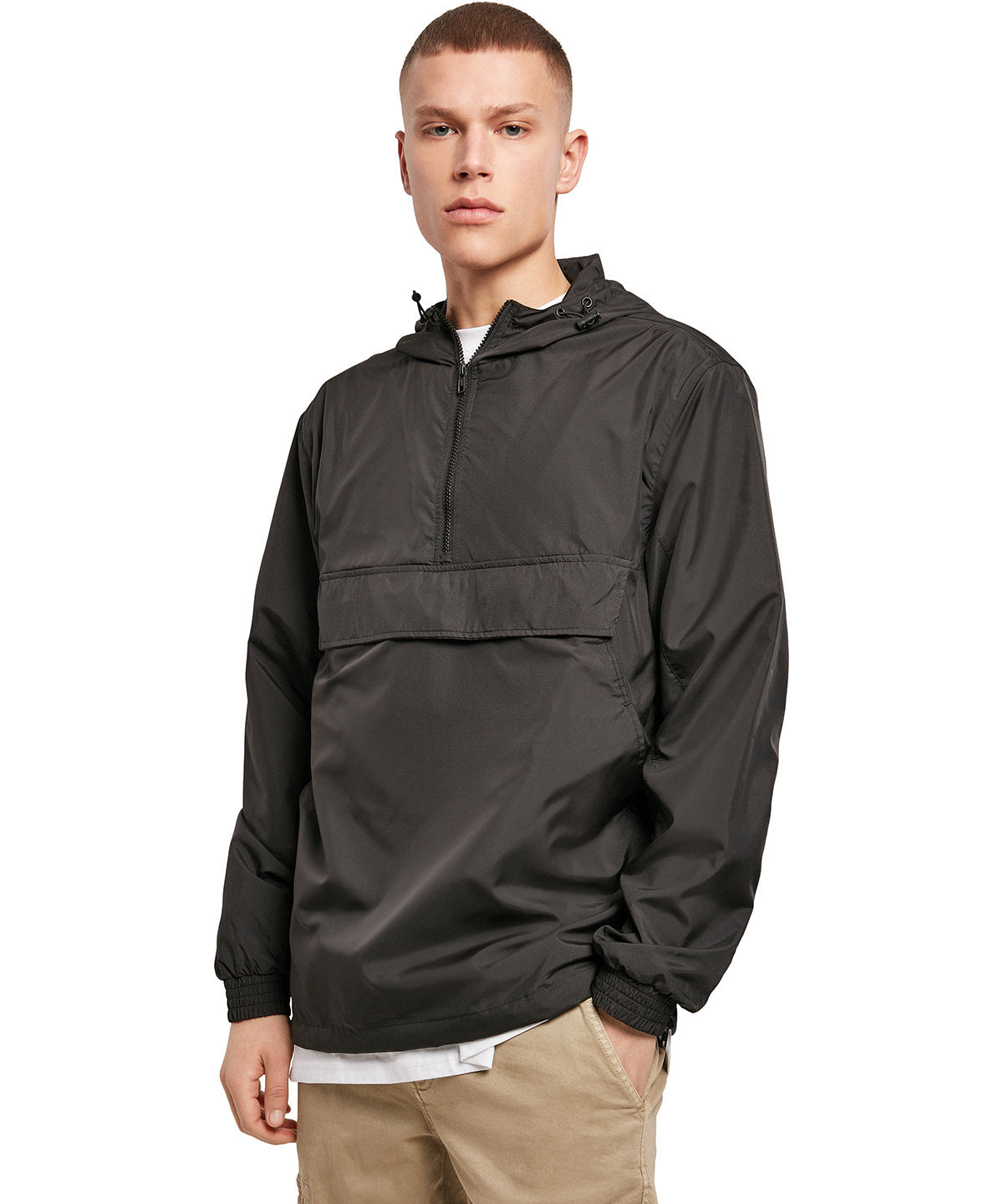 Build Your Brand BY096 Basic pullover jacket