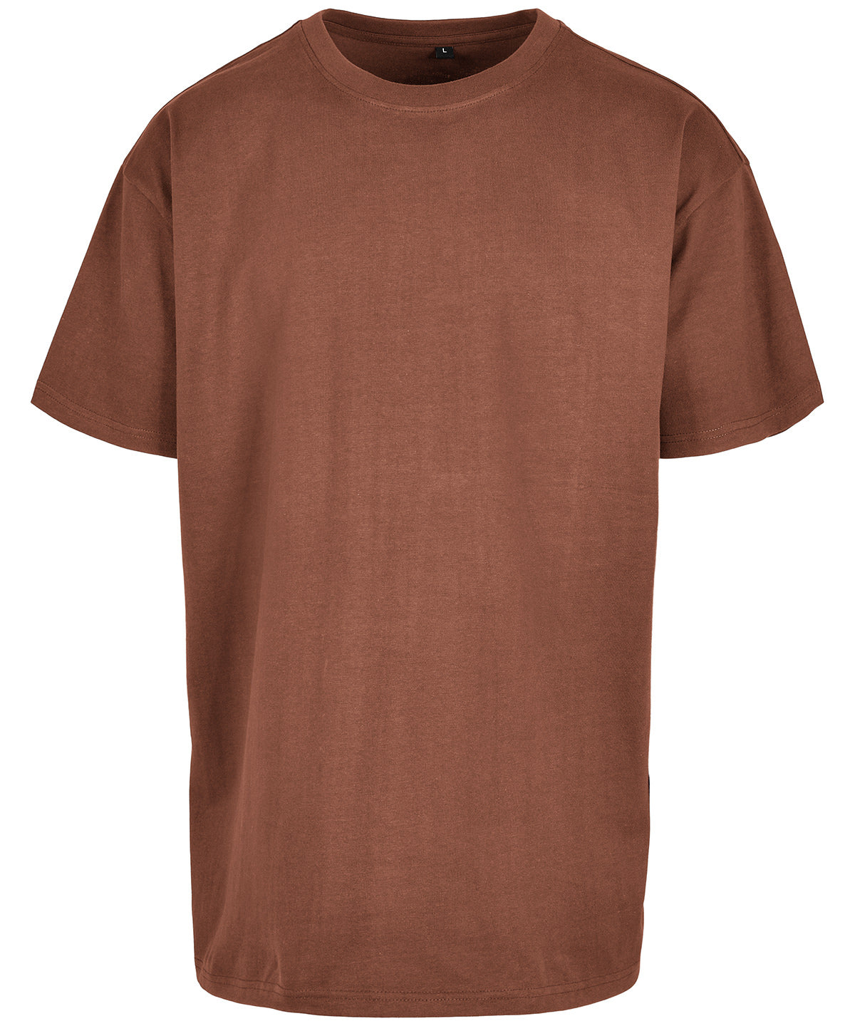 Build Your Brand BY102 Heavy oversized tee in Bark*